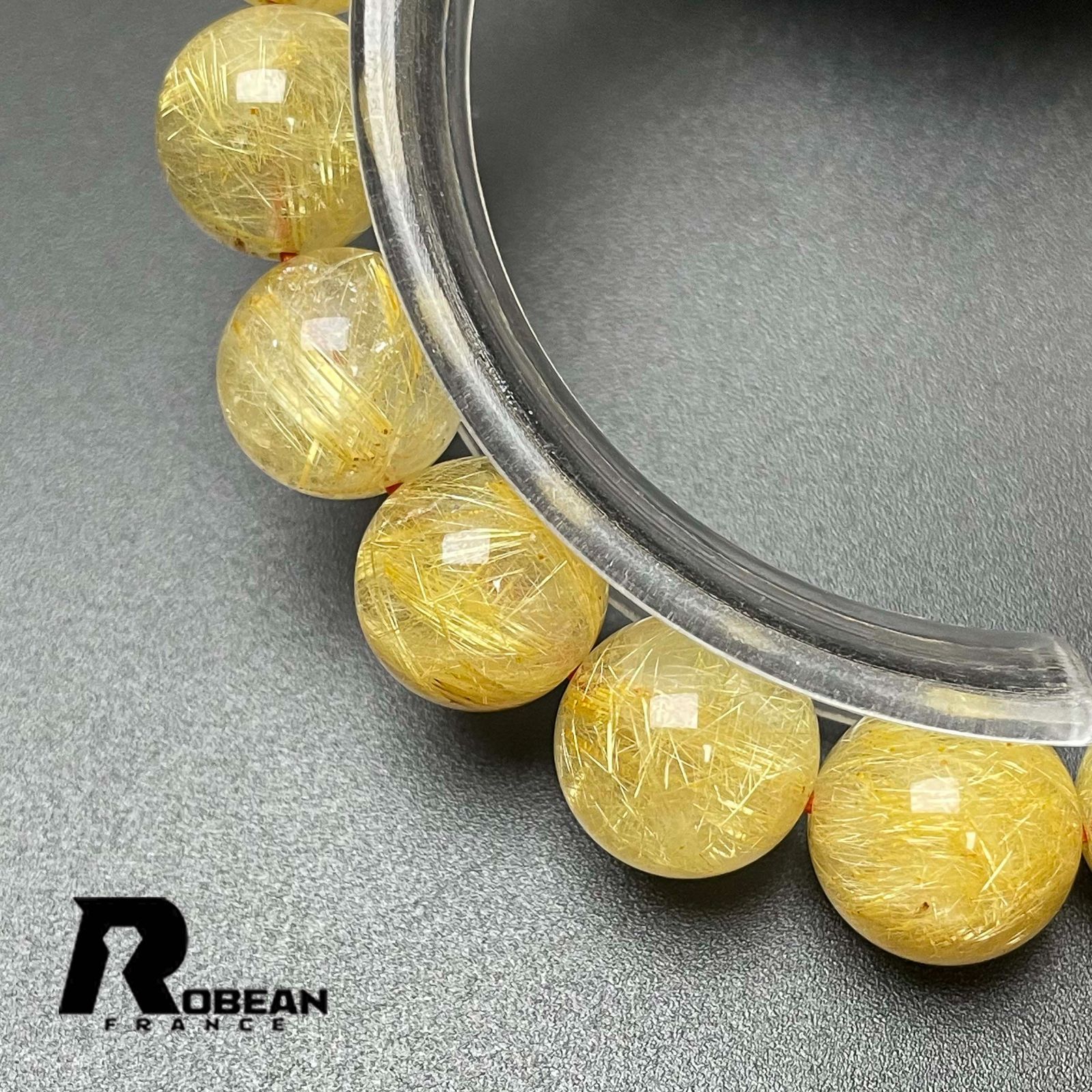 綺麗 EU製 定価19万円☆ROBEAN・極!極満針ルチルクォーツ☆ブレスレット パワーストーン 天然石 綺麗 金運 お守り 貴重 幸運 贈り物  プレゼント ギフト 11.3-11.8mm M913754 - メルカリ