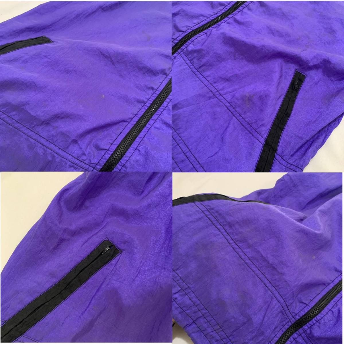 90s NIKE ナイキ ナイロンジャケット ナイロン ジャケット 紫 パープル 