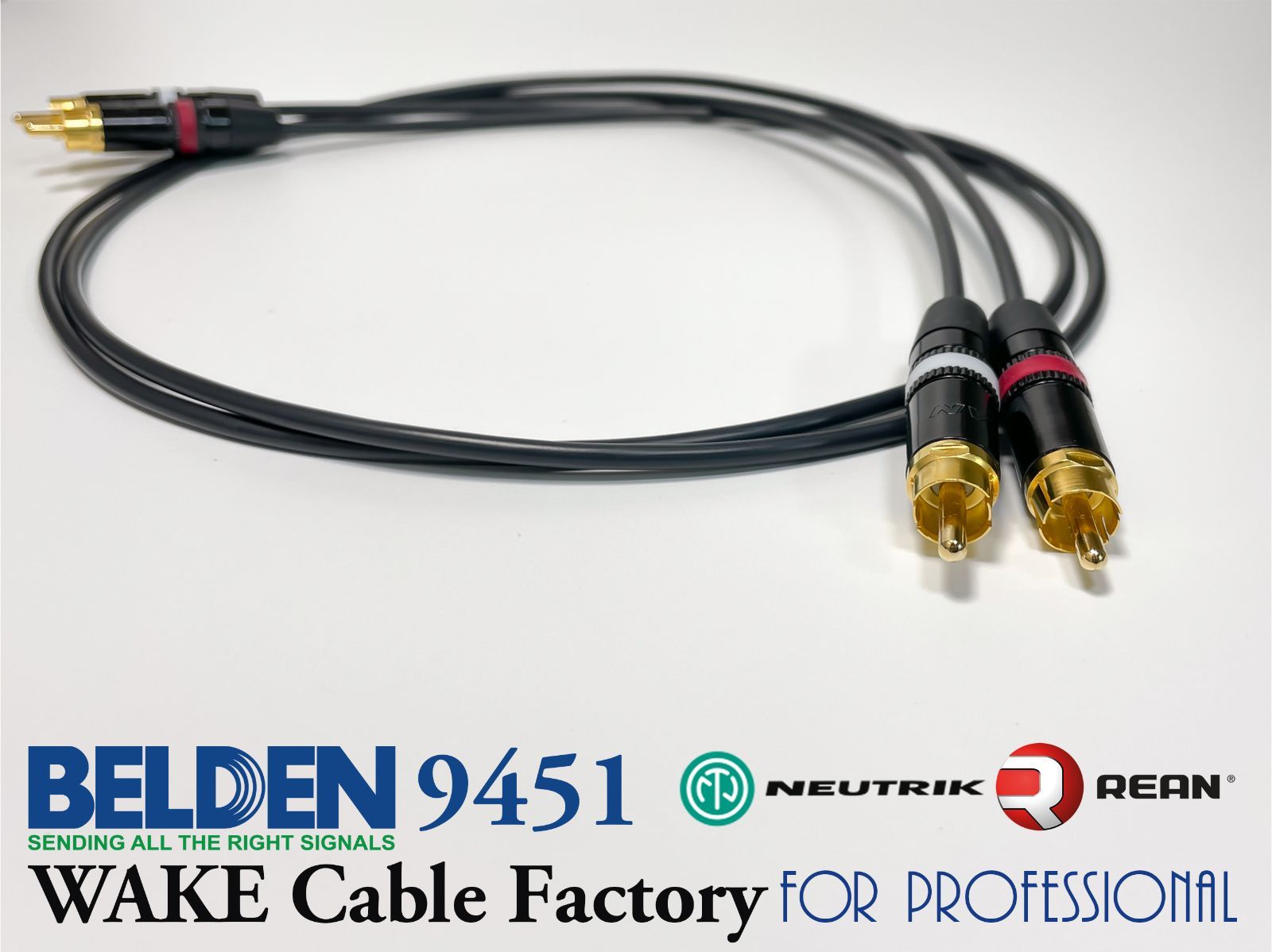 ハイコスパ！BELDEN8412 XLRバランスケーブル☆75cmペア プレミアム