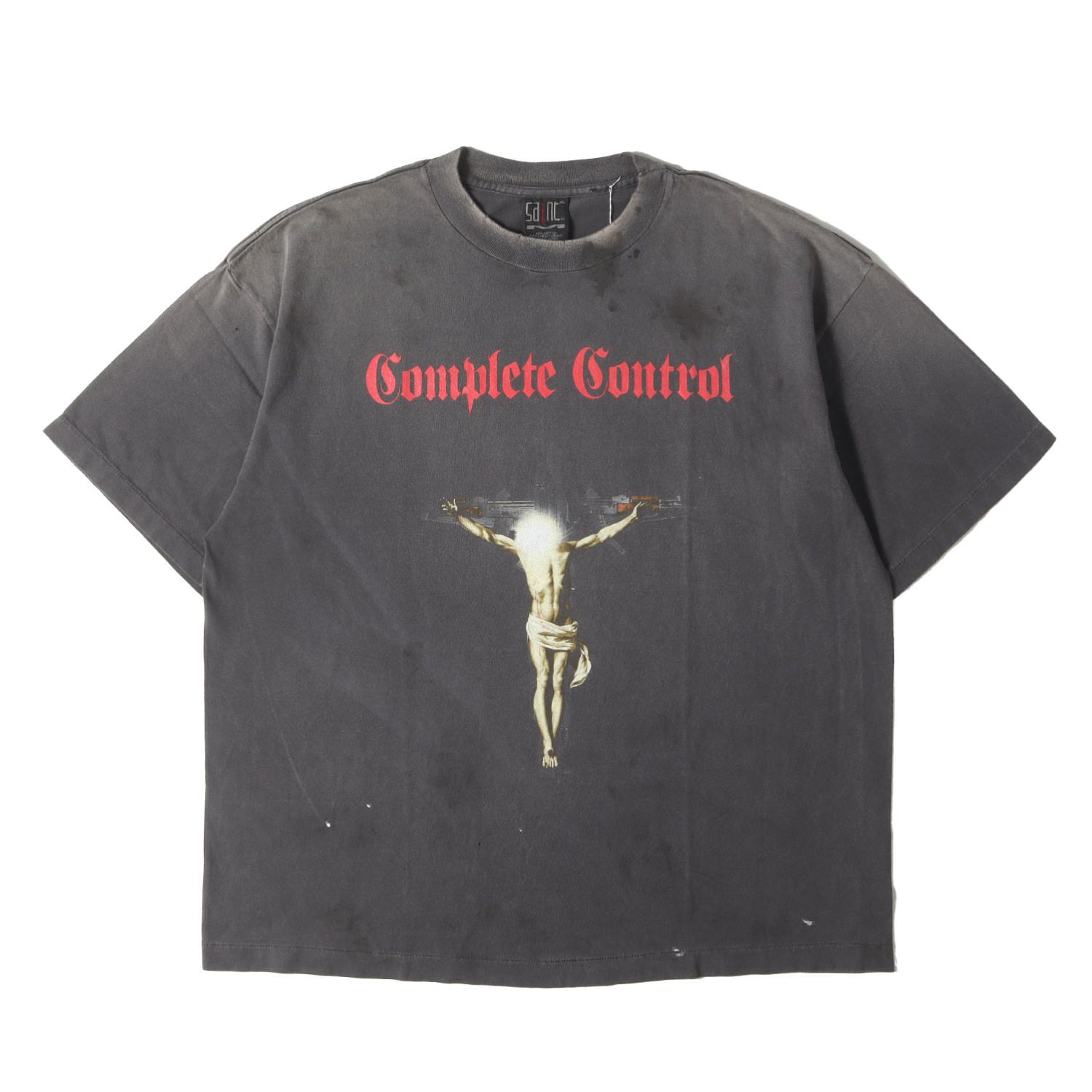 新品】SAINT MICHAEL セントマイケル Tシャツ ブラック 黒 サイズ:XL 