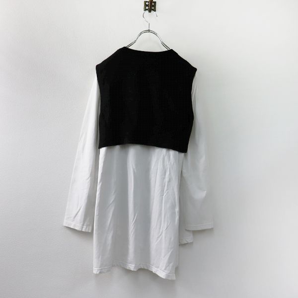 2020AW ENFOLD エンフォルド 300DA270-0440 Knit×Cut Layered