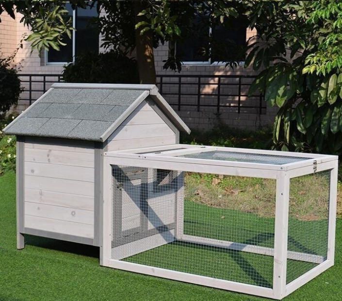 新品◇ウサギ ペット別荘ハウス 木製 ニワトリ小屋 飼育 アヒル