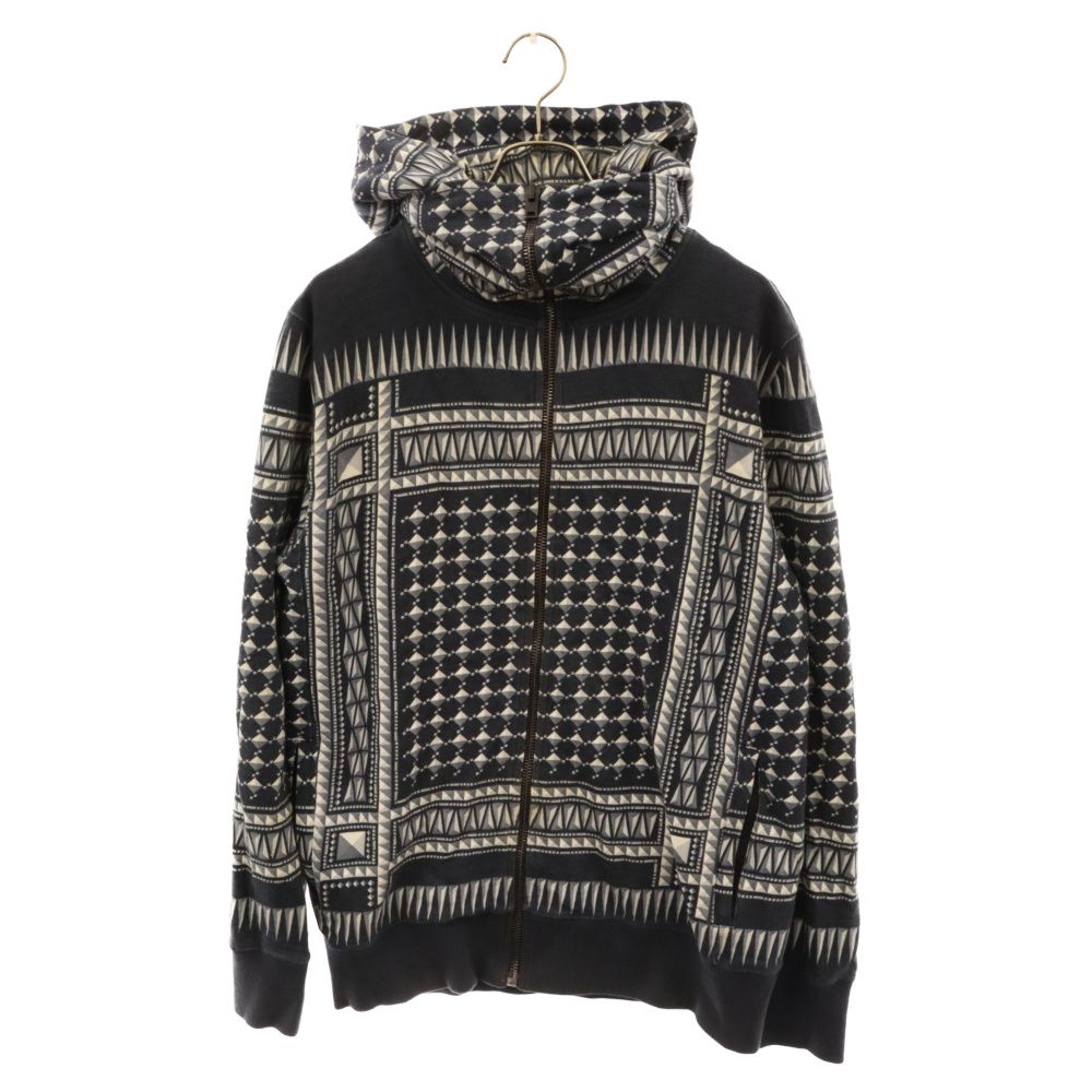 GIVENCHY ジバンシィ 10SS 幾何学柄 ジップアップパーカー 10S 7024 686 GIVENCHY (ジバンシィ) 10SS 幾何学柄 ジップアップパーカー 10S 7024