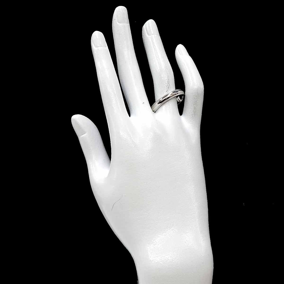 ハリーウィンストン HARRY WINSTON ミルグレイン 28.5号 リング Pt  