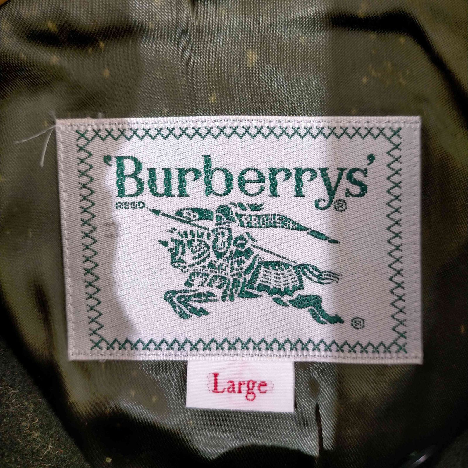 80～90s】Burberrys バーバリー スイングトップ ブルゾン 刺繍入