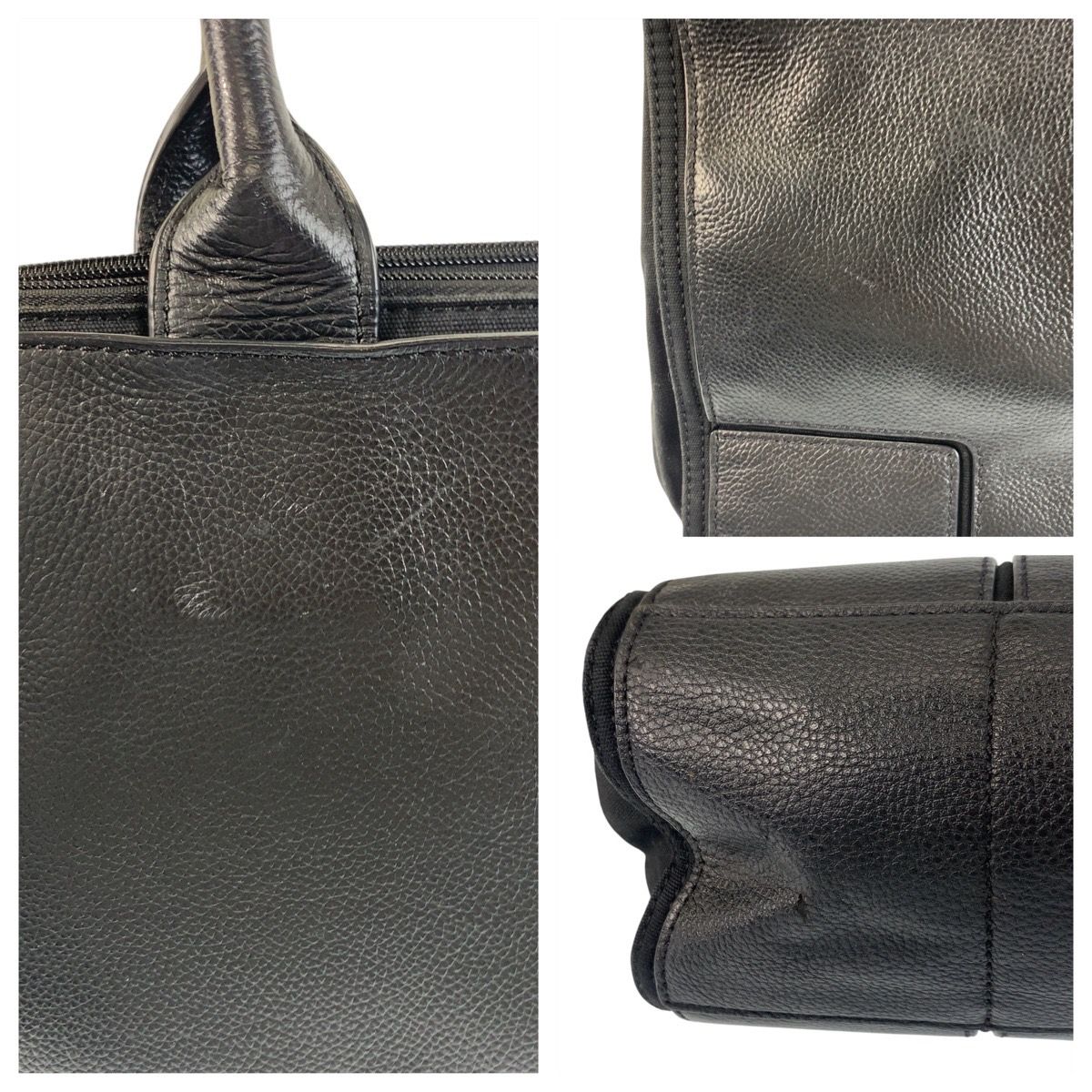 Tory Burch トリーバーチ ブラック 黒 ゴールド金具 レザー