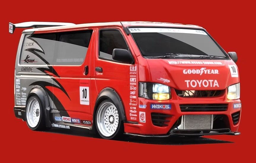 ZoomOn Z040 1|24 トヨタ ハイエース CRS 弐号機 パーツセット アオシマ用