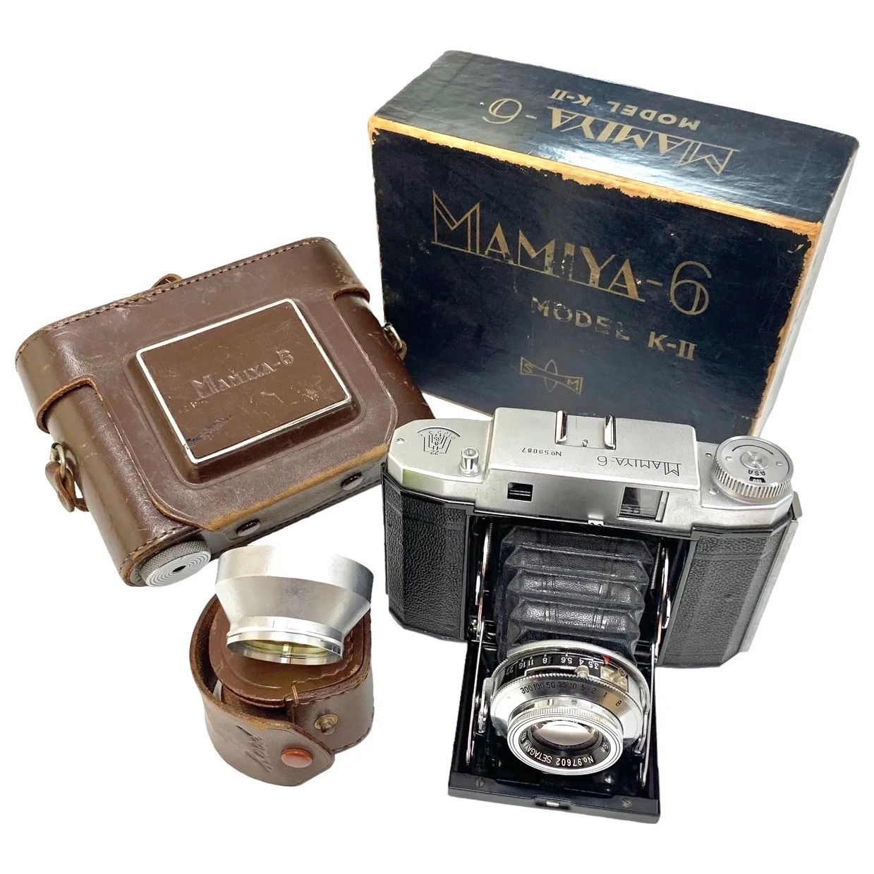 極上美品！超貴重品！】 ⭐️マミヤ 6／Mamiya-6 蛇腹(ジャバラ)カメラ スプリングカメラ MODEL K-II MAMIYA-6  SEKOR. 7.5cm f3.5 ○専用オリジナル革ケース付き ○偏光フィルターu0026革ケース付き - メルカリ