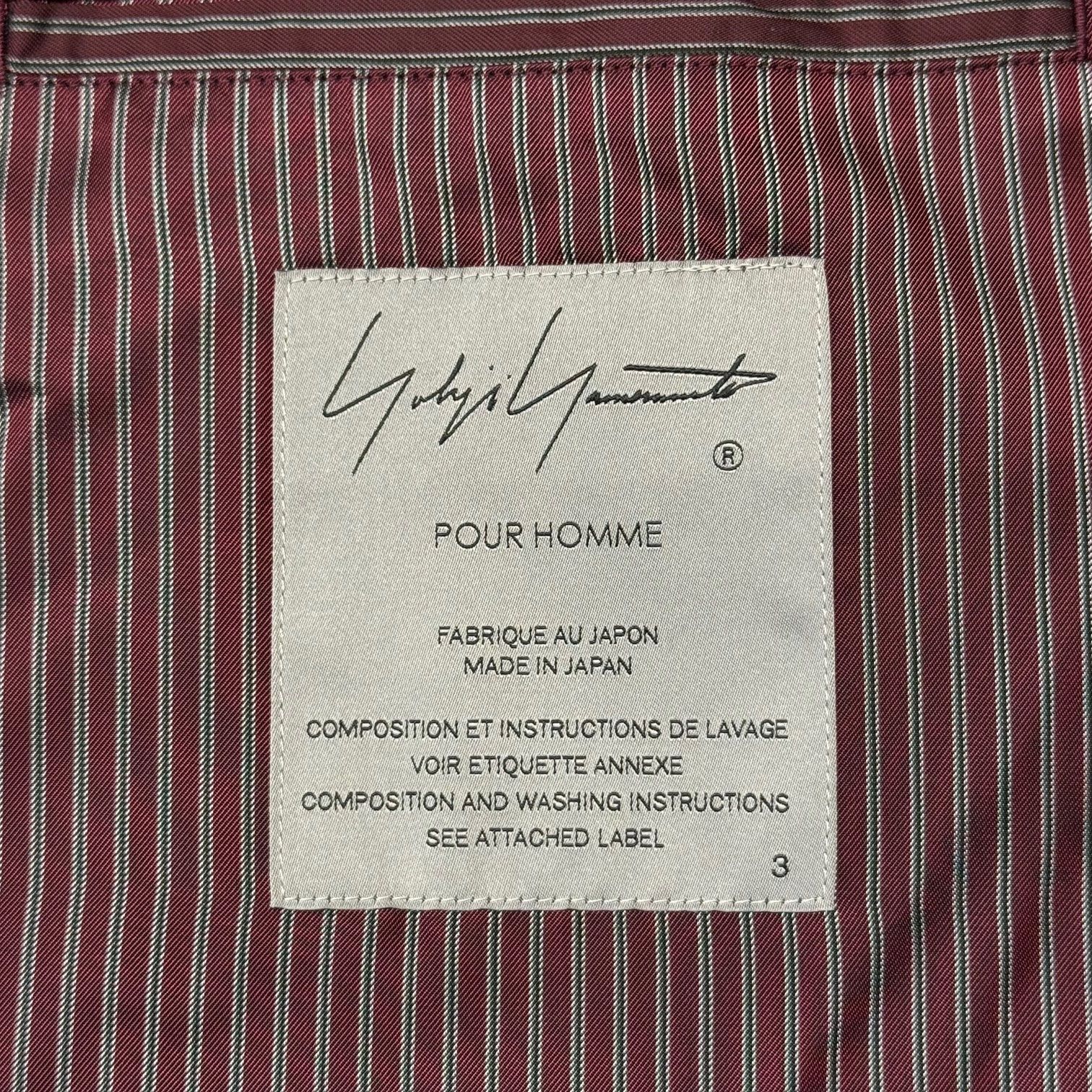 yohji yamamoto pour homme 23awベルベットベスト Yohji Yamamoto POUR HOMME - yohjiyamamoto pourhomme 2023SS