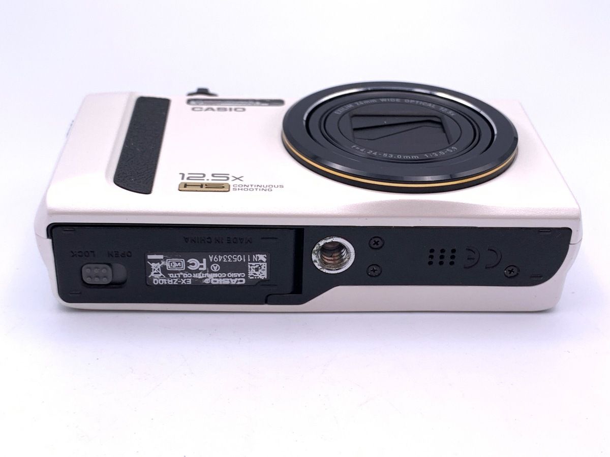 中古】 【難あり品】 カシオ EXILIM EX-ZR100 ホワイト - メルカリ