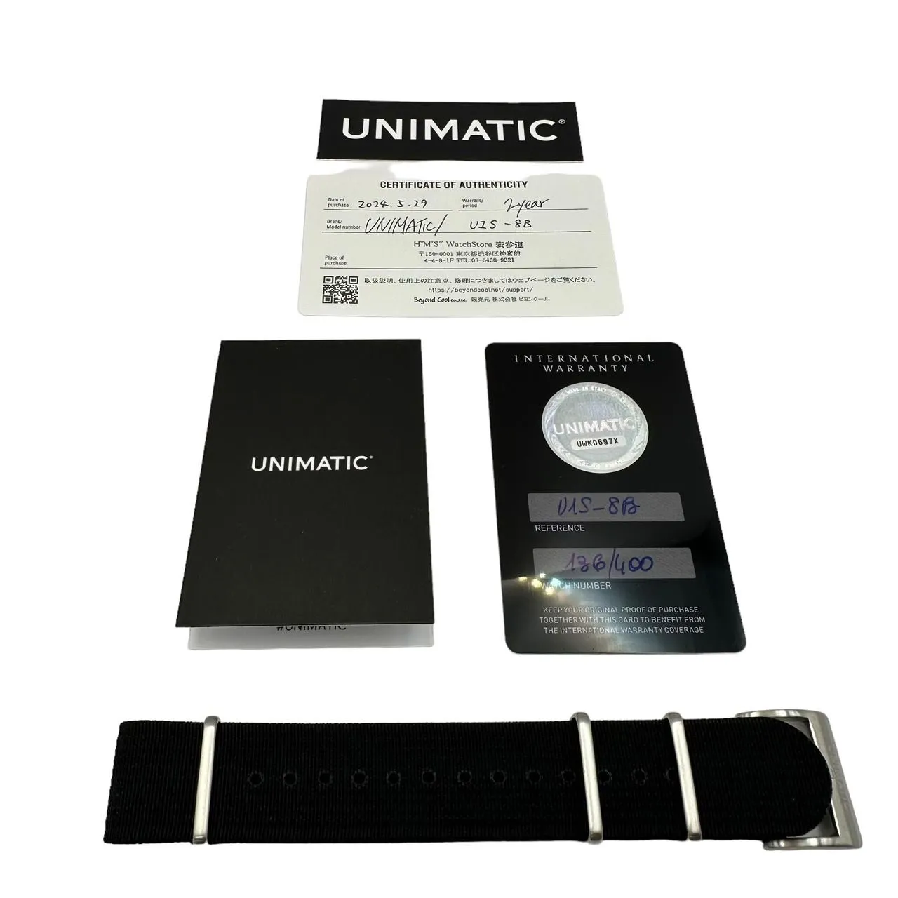 新品未使用】UNIMATIC ウニマティック MODELLO UNO 8B U1S 8B メンズ 