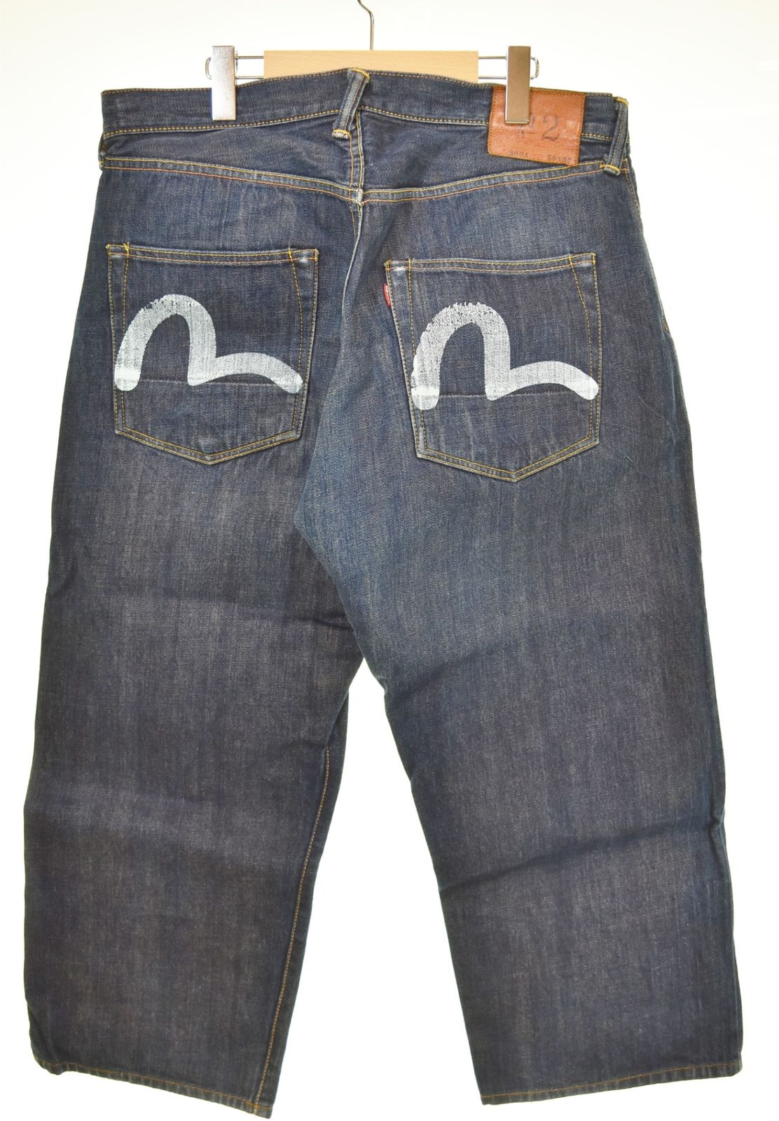 エヴィス EVISU Lot2001 No2 大黒 カモメペイント デニムパンツ 3635