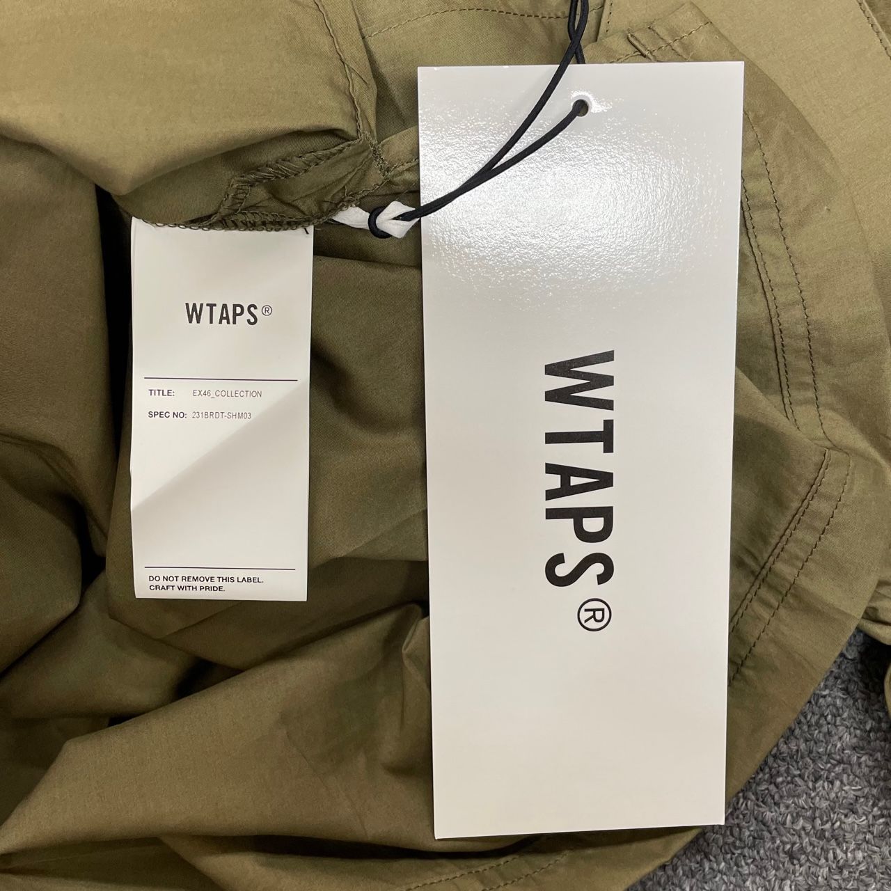 定価24200円 新品 WTAPS 23SS DECK / SS / COTTON. BROADCLOTH. WTVUA