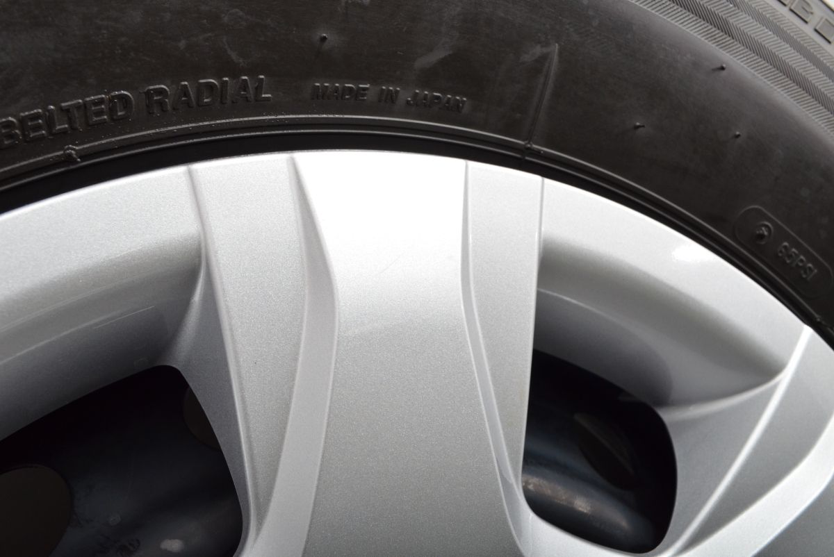 【超バリ溝】トヨタ 200 ハイエース 純正 15in 6J +35 PCD139.7 ブリヂストン RD-613 STEEL 195/80R15 車検用に ノーマル戻し スーパーGL 超バリ溝】トヨタ 200 ハイエース 純正 15in 6J +35 PCD139.7