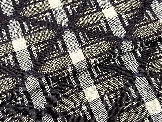 平和屋着物●久留米絣　単衣　綿　格子柄　逸品　BAAK8032my 平和屋着物○久留米絣 単衣 綿 格子柄 逸品 BAAK8032my - メルカリ