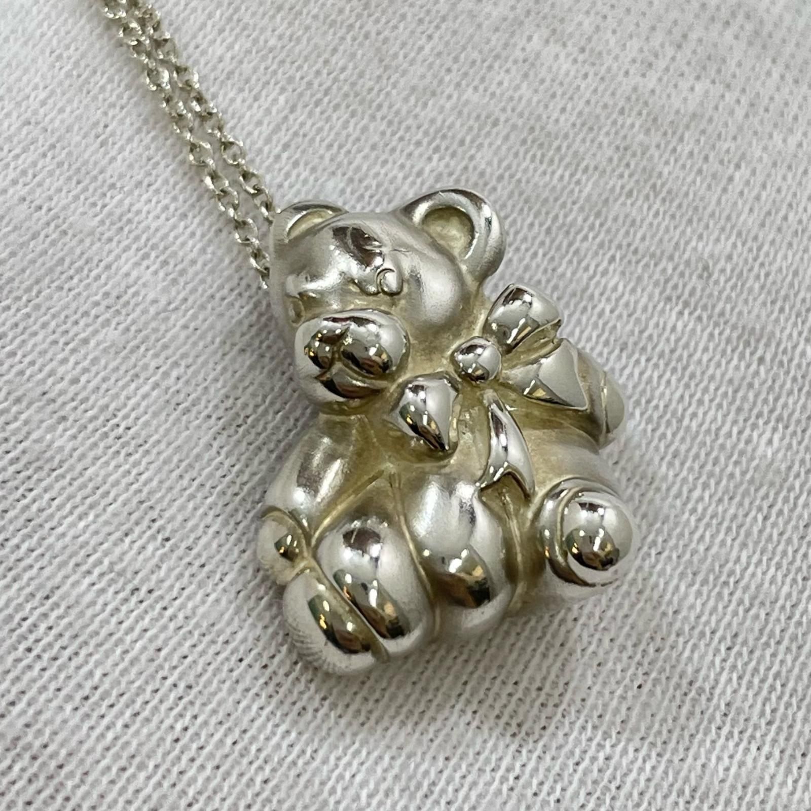 中古】Tiffany&co | ティファニー テディべア くま ペンダント