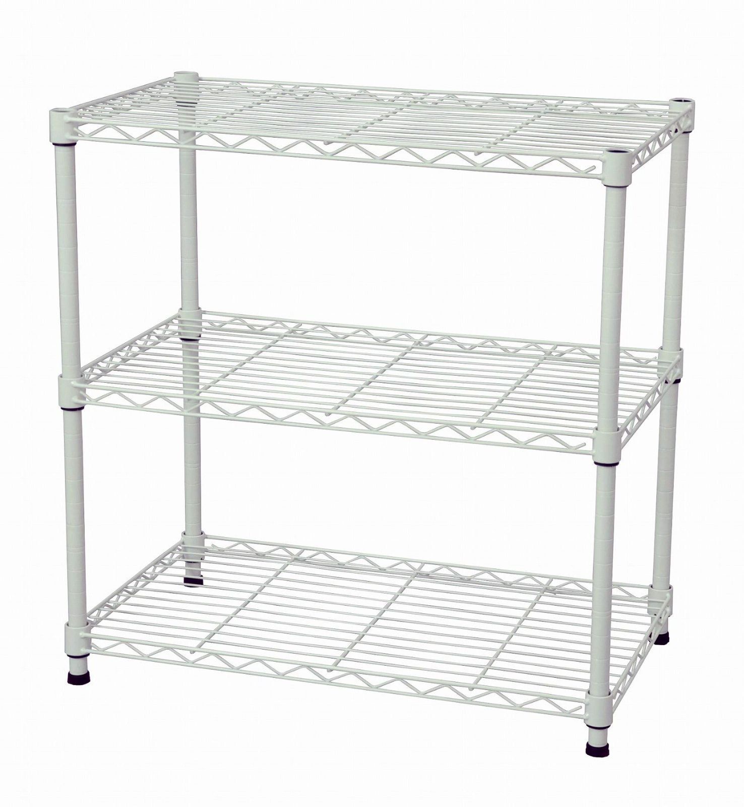 【人気商品】19φスチールラックセット 60x35x61.8cm ホワイト メタルラック本体 NS-6035WH (AIS) エイ・アイ・エス