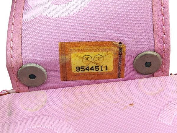 CHANEL キーケース　カンボンライン シャネル CHANEL キーケース カンボンライン ブラック×ピンク