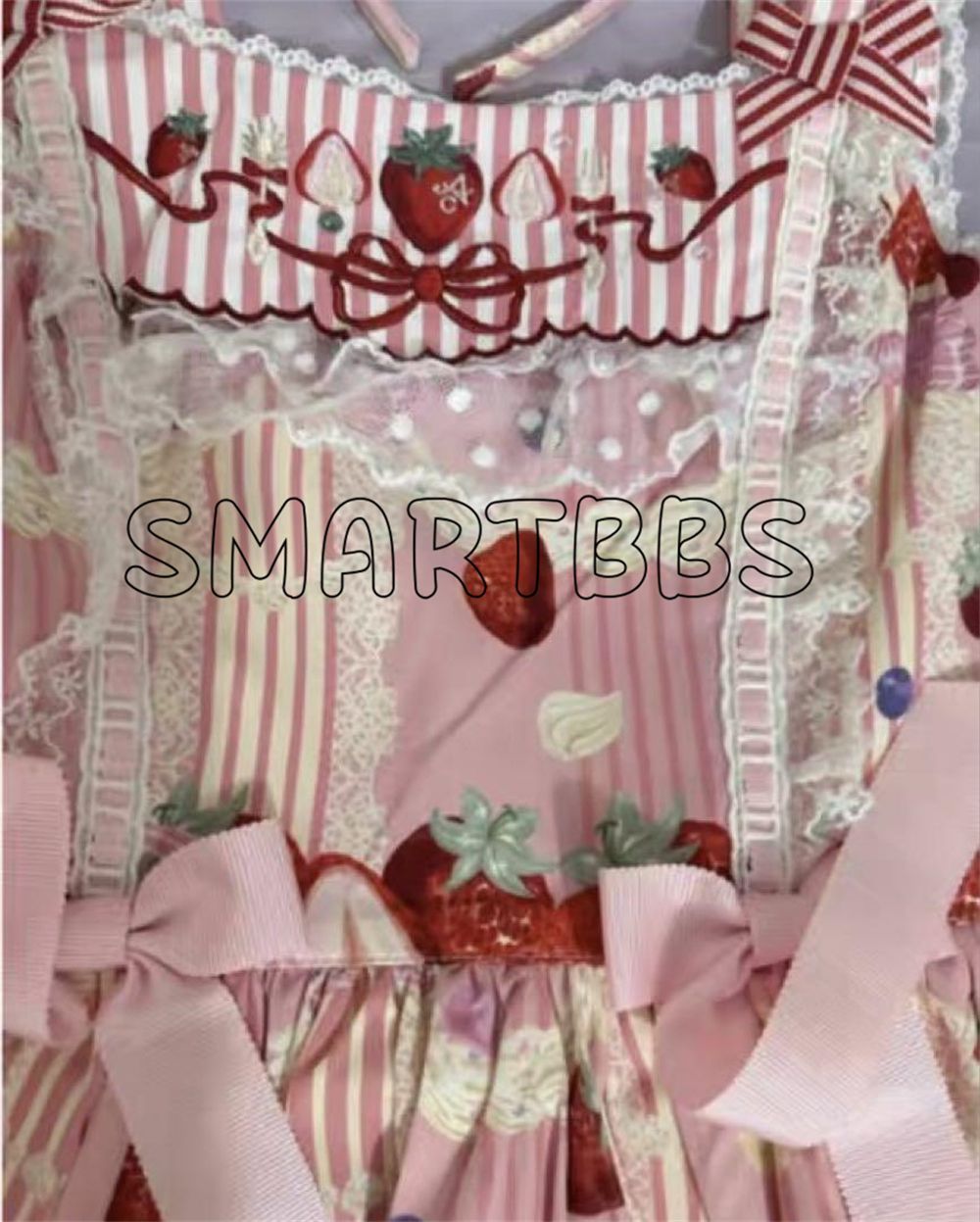 ケーキ柄ロリータワンピース 甘ロリ ピンク Mサイズ 新品
