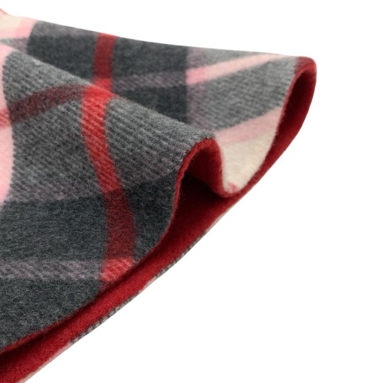 エムズグレイシー チェックｘ無地リバーシブルジャケット