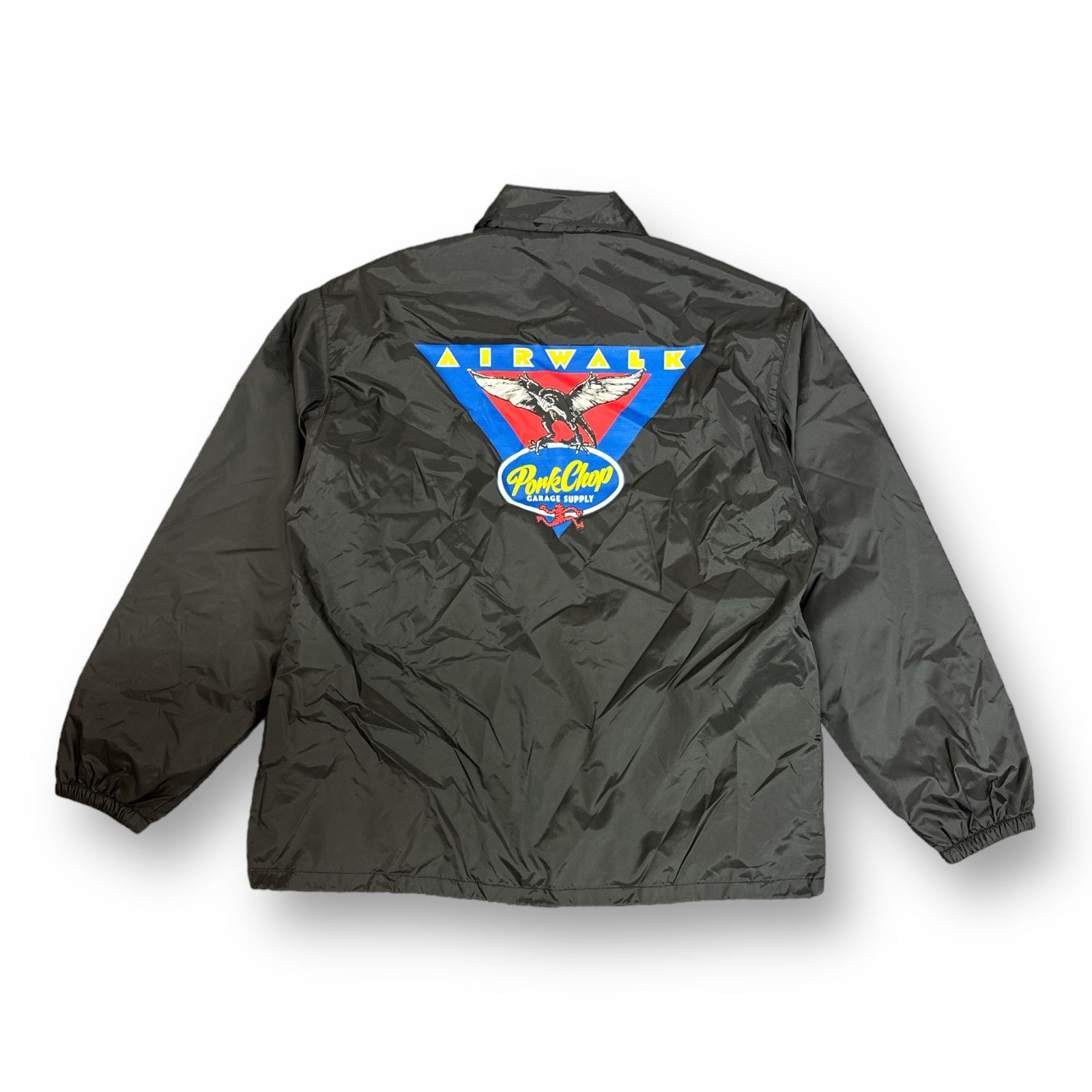 定価19800円 未使用品 PORKCHOP GARAGE SUPPLY 24SS AIRWALK AP TRIANGLE COACH JKT コラボ コーチジャケット  ポークチョップ エアウォーク ブラック - メルカリ