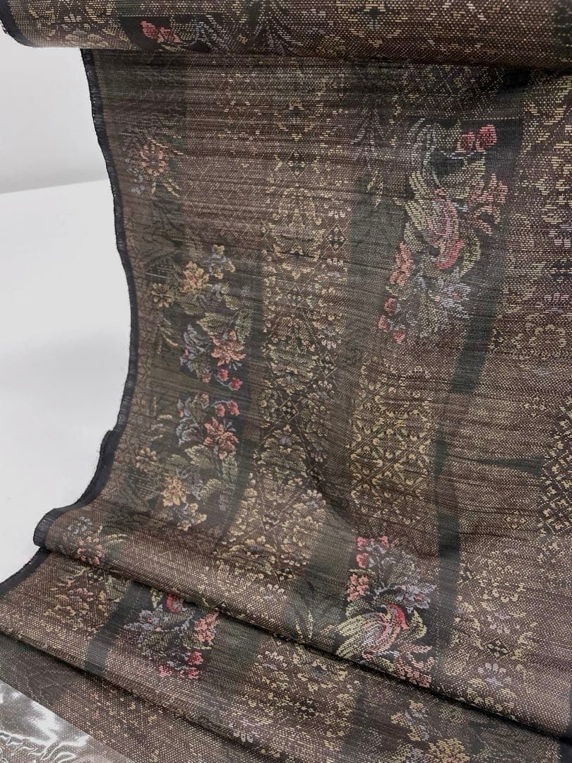 本場大島紬 通産大臣指定伝統的工芸品 古代染色 純泥染 正絹 反物 本場奄美大島紬 古代染色 純泥染 通産大臣指定伝統的工芸品 正絹