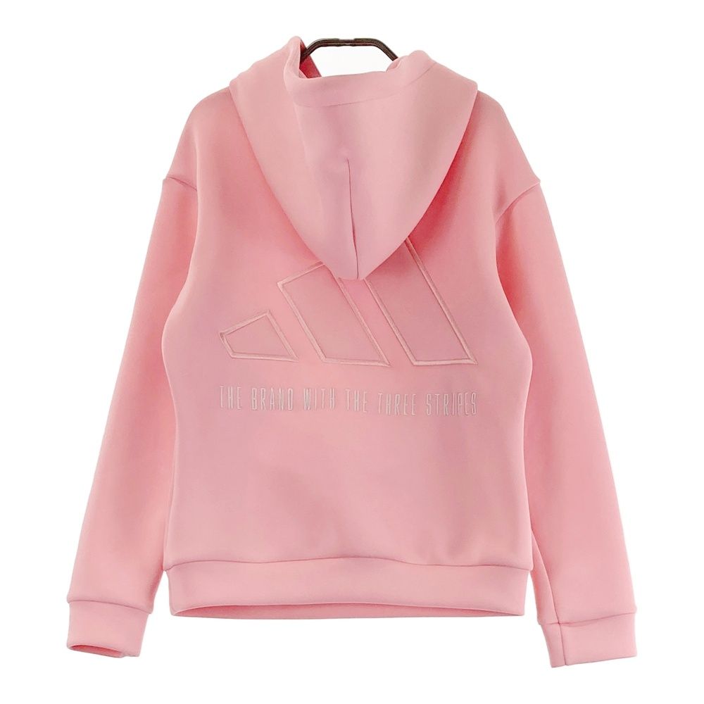 サイズ：S ADIDAS GOLF アディダスゴルフ 2024年モデル ダンボールニット 長袖パーカー  ピンク系 [240101494795] ゴルフウェア レディース ストスト サイズ：S ADIDAS GOLF アディダスゴルフ 2024年モデル