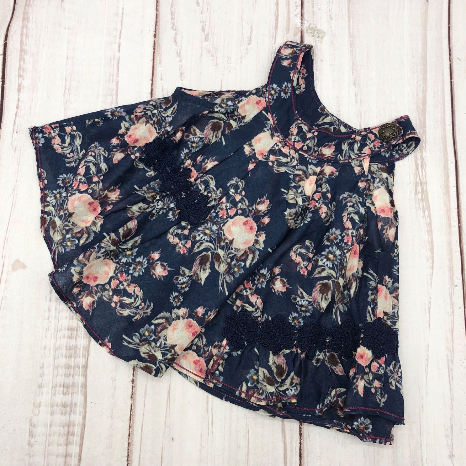 未使用 タグ付き ANNA SUI Mini アナスイミニ 花柄 チュニック