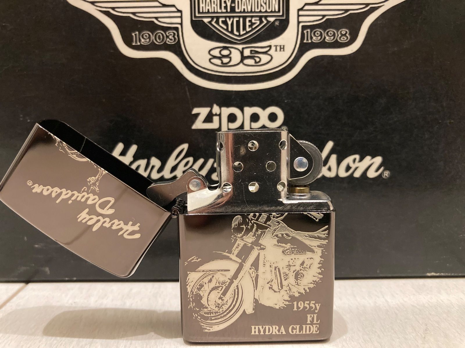 ハーレーダビッドソン ナックルヘッド 95周年記念 限定品 Zippo 