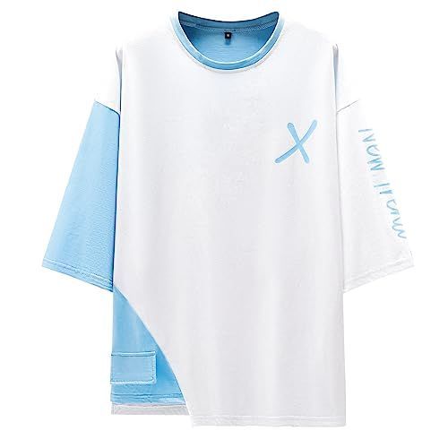 882-ホワイト_XL KOTRBOY tシャツ メンズ 半袖 大きいサイズ 純綿 夏服 メンズ tシャツ 軽い 柔らかい おしゃれ 洋服 ファッション ビッグt 長袖 Tシャツ white-XL