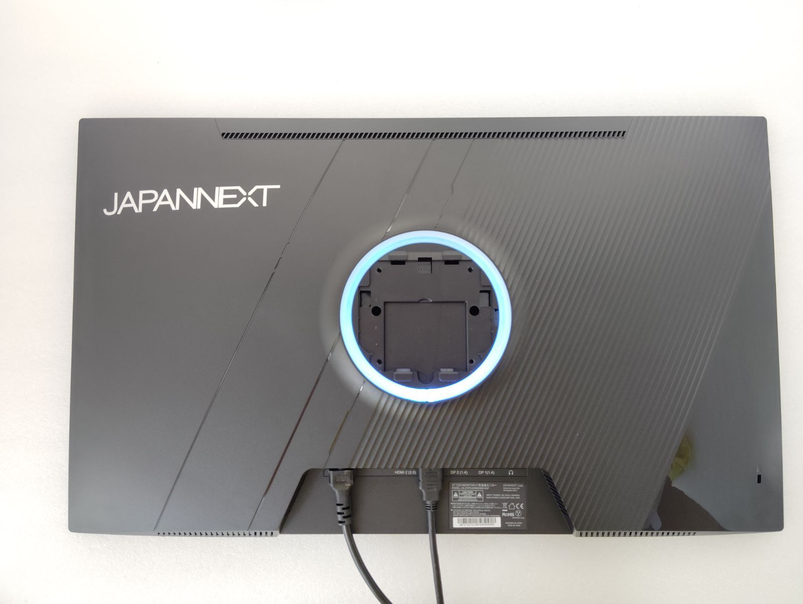 JAPANNEXT 27インチ IPSパネル搭載 BLACKパネル搭載 WQHD解像度USB-C
