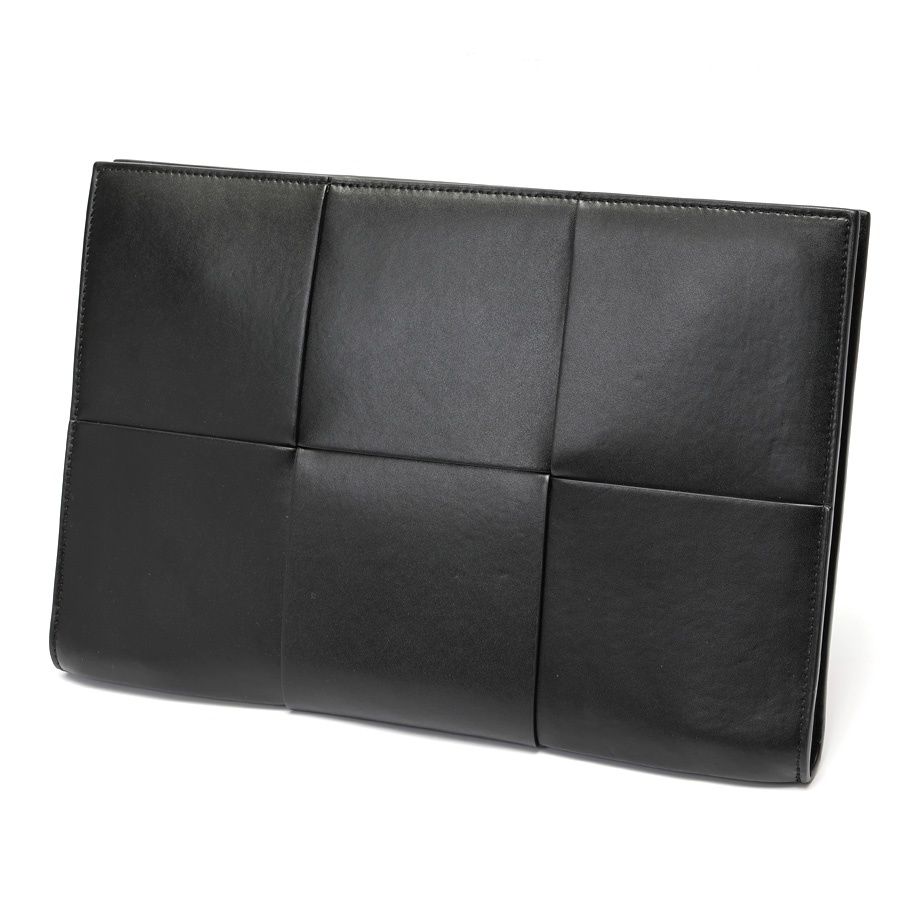 ボッテガヴェネタ | BOTTEGA VENETA アルコ ドキュメントケース | クラッチバッグ 680169 イントレチャートレザー ブラック 商品番号 K-159047