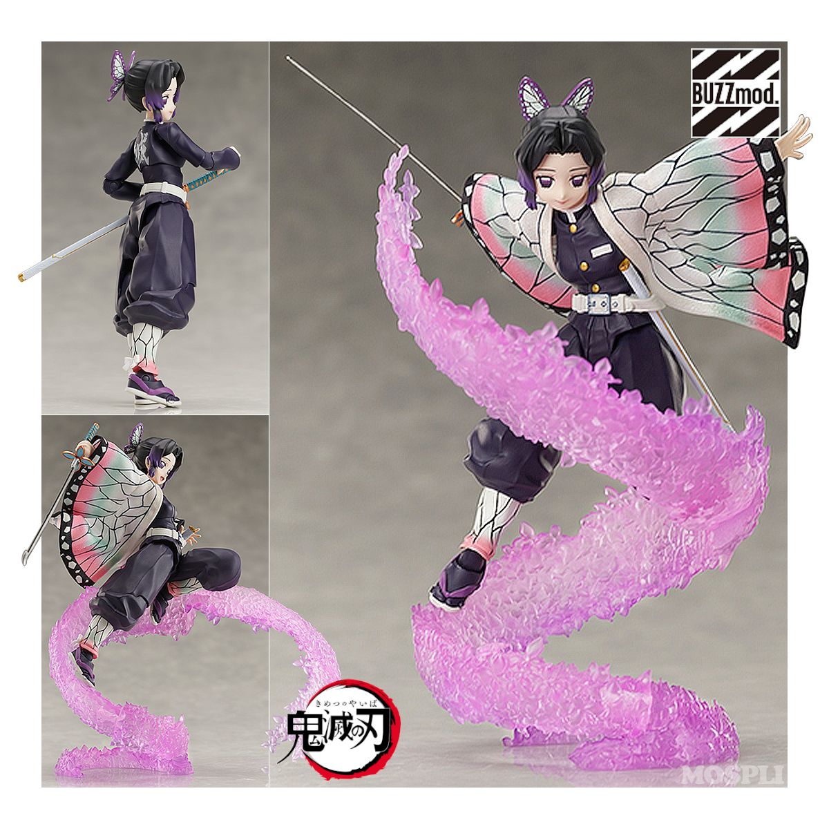 新品未開封BUZZmod.胡蝶しのぶ　1/12 BUZZmod. 胡蝶しのぶ 「鬼滅の刃」 1/12 アクションフィギュア