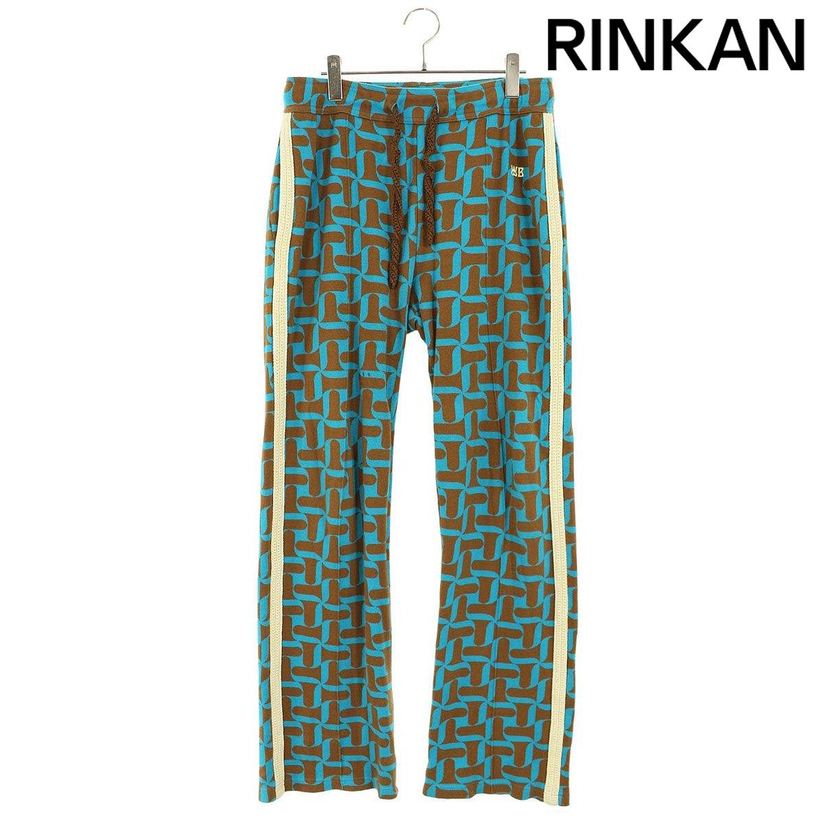 ウェールズボナー Symphony track pants ロゴ総柄トラックロングパンツ メンズ 4