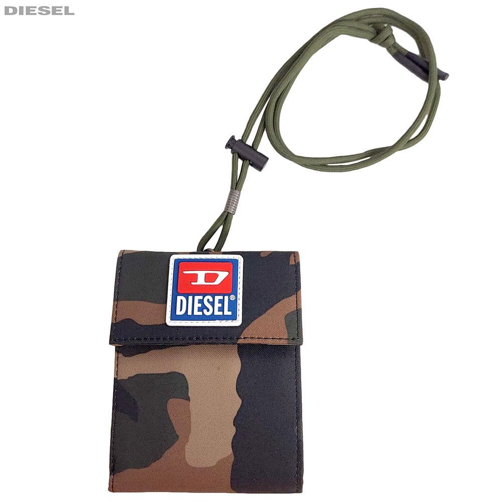 DIESEL ディーゼル 新品 三つ折り財布 X08102 P3894 T7434 ネック ...