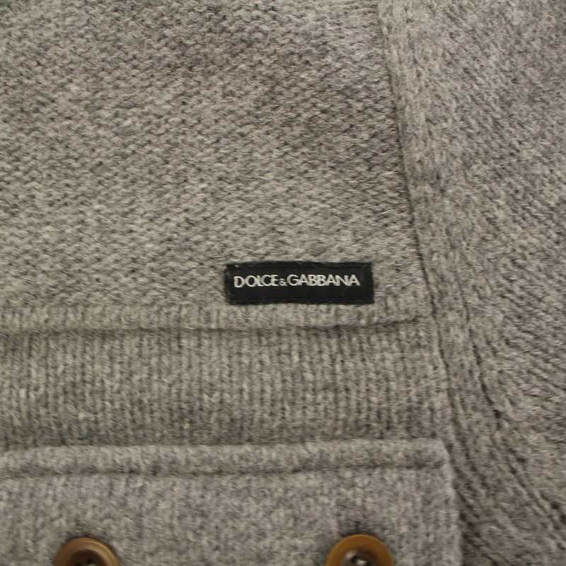 DOLCE&GABBANA ニットジャケット カーディガン 44 S グレー Dolce