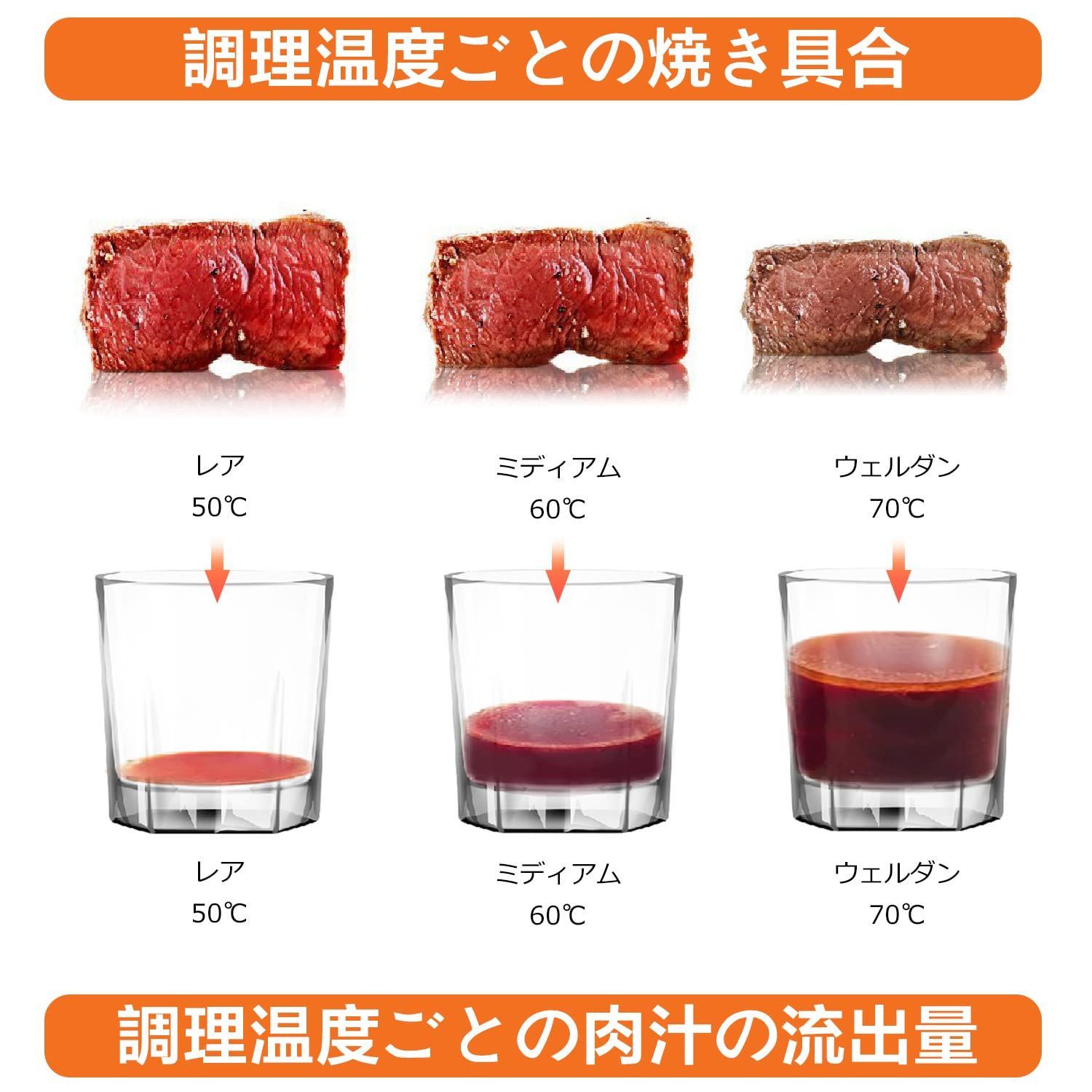 低温調理器 品質 日本 Sous レシピ付 IPX7防水 コンパクト vide スロークッカー 真空調理器 ホワイト 低温調理器具 Takistar