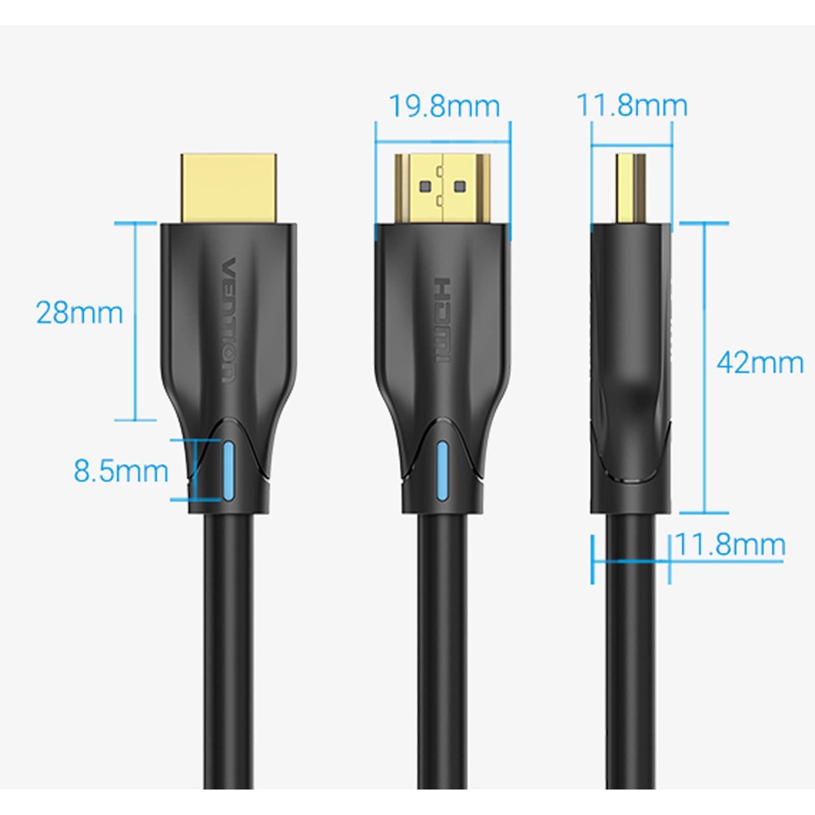 8K HDMIケーブル HDMI 2.1 48Gbps ハイスピードム VENTION 1m 1.5m 2m