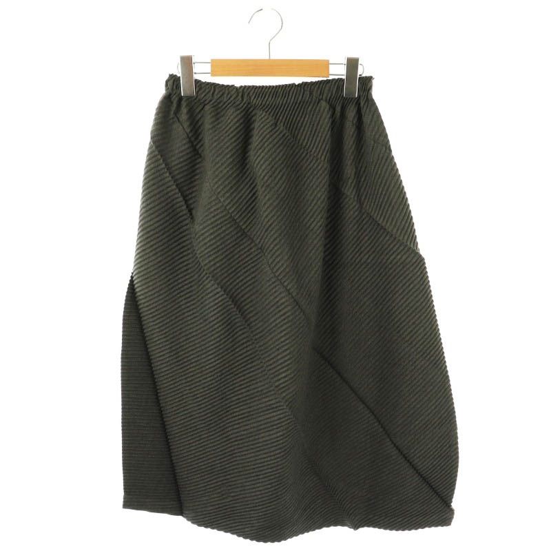 イッセイミヤケ ISSEY MIYAKE プリーツスカート ロング フレア 2