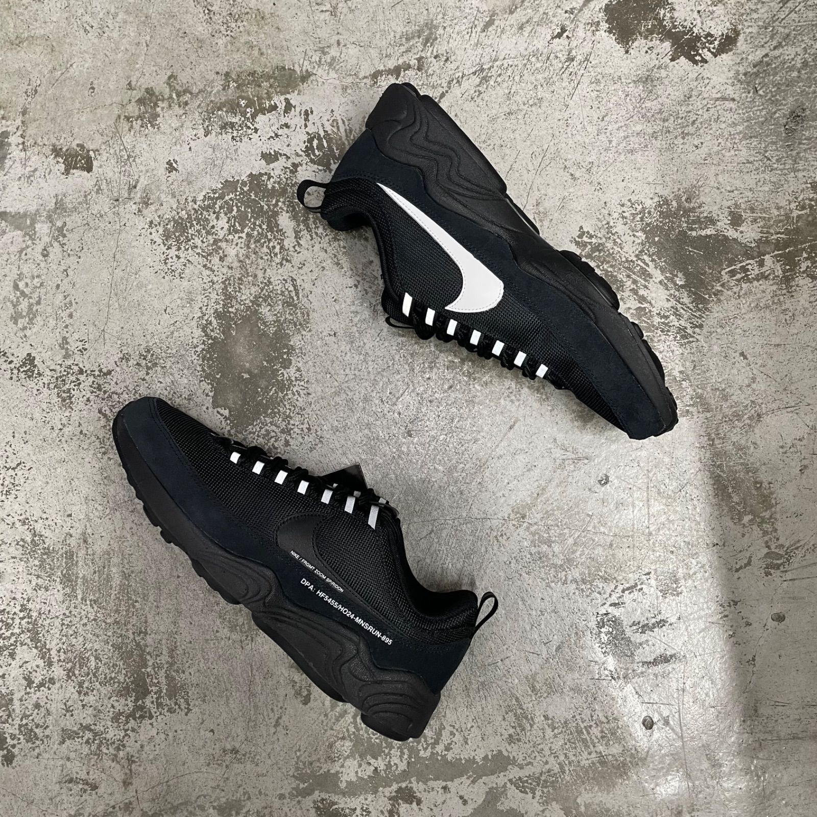 Fragment NIKE Air Zoom Spiridon SP Black エアズーム スピリドン 