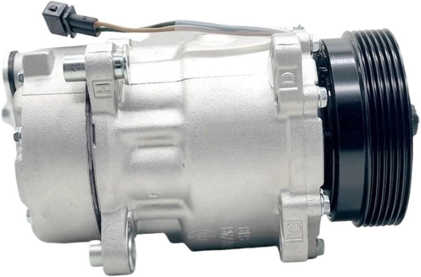 サンデン コンプレッサー SD7V16 対応 ユーロバン トランスポーター T4 2.8L 7D0820805 7D0820805E 7D0820805A 1146 1214 57719 コンプレッサーの交換 7 grooves pulley