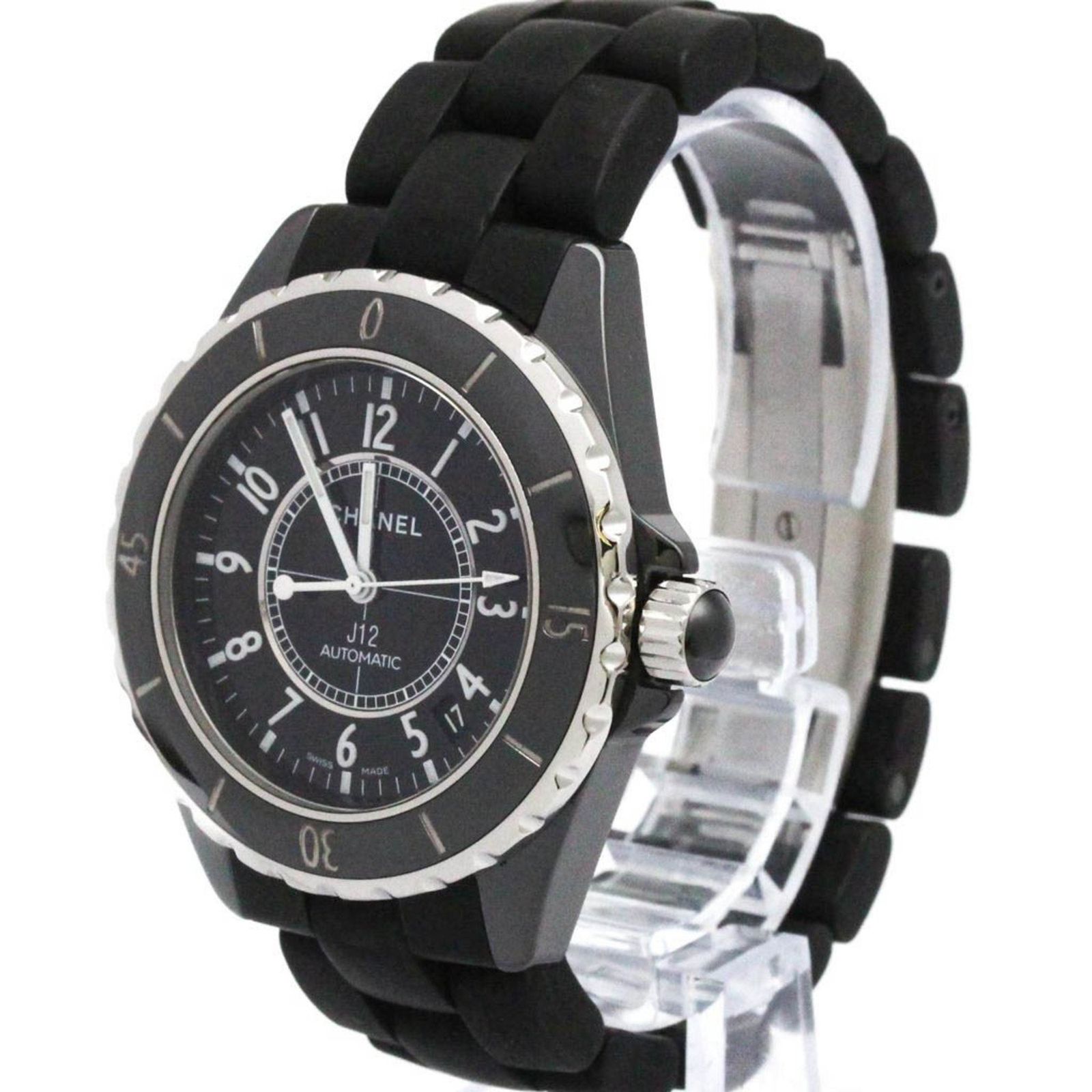 J12 CHANEL H0684 ラバー 自動巻き シャネル オーバーホール済 J12 OH済 シャネル CHANEL H0684 セラミック デイト 自動巻き