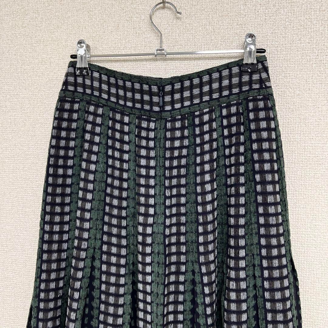 絶対にお買得! BOTTEGA VENETA ボッテガヴェネタ プリーツスカート フ ロング 総柄 レーヨン イタリア製 38