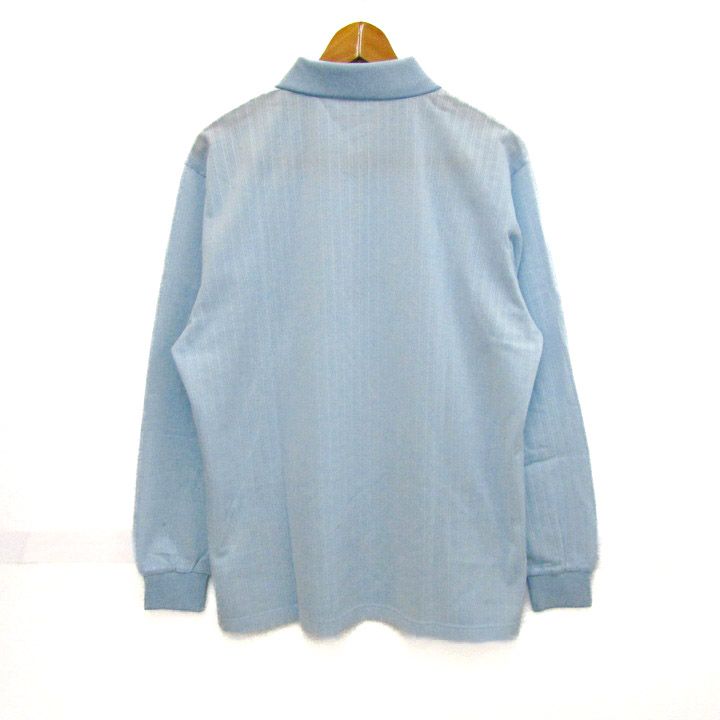 LANVIN水色 長袖 ゴルフウェア新品未使用 ランバンスポール レディース ハーフジップシャツ 蓄熱保温 ゴルフ