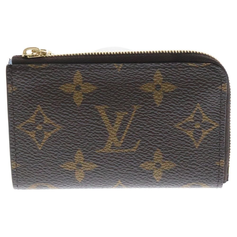 LOUIS VUITTON ルイヴィトン モノグラム カードキーケース ポルト クレ ノア オランプブルー ブラウン PVC M83612