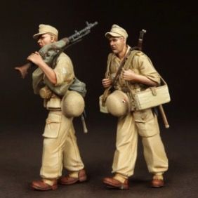 ミリタリー 兵士12体 ミニチュア 1/35スケール ジオラマ 戦時中
