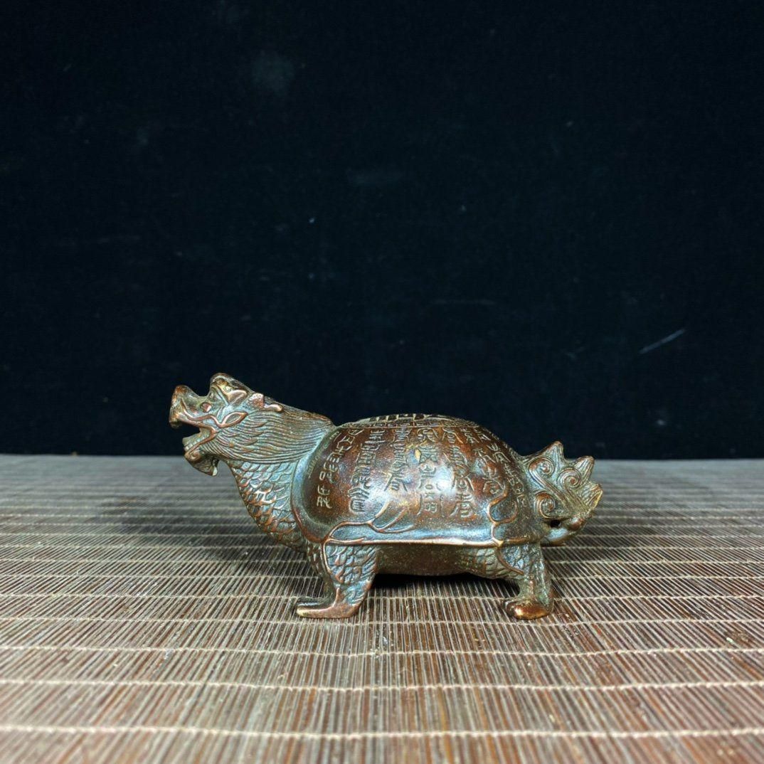 長寿亀 寿字八卦銅亀 鎮宅辟邪 開運風水 招財 置物 亀 置物