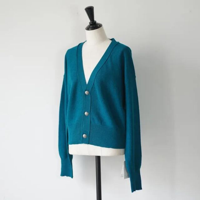 MORIKA モリカ Golf Cardigan turquoise one size ゴルフカーディガン ターコイズ