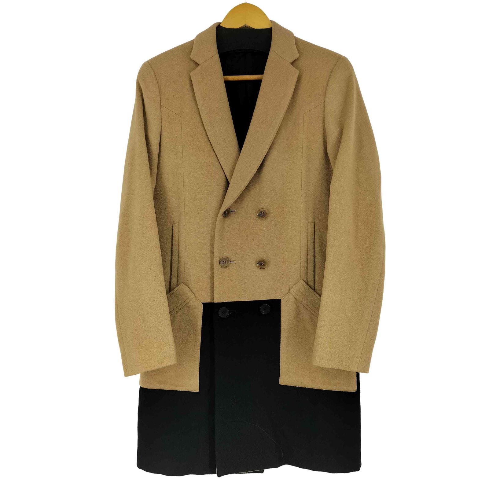 アンデコレイテッドマン undecorated MAN バイカラーウールチェスター