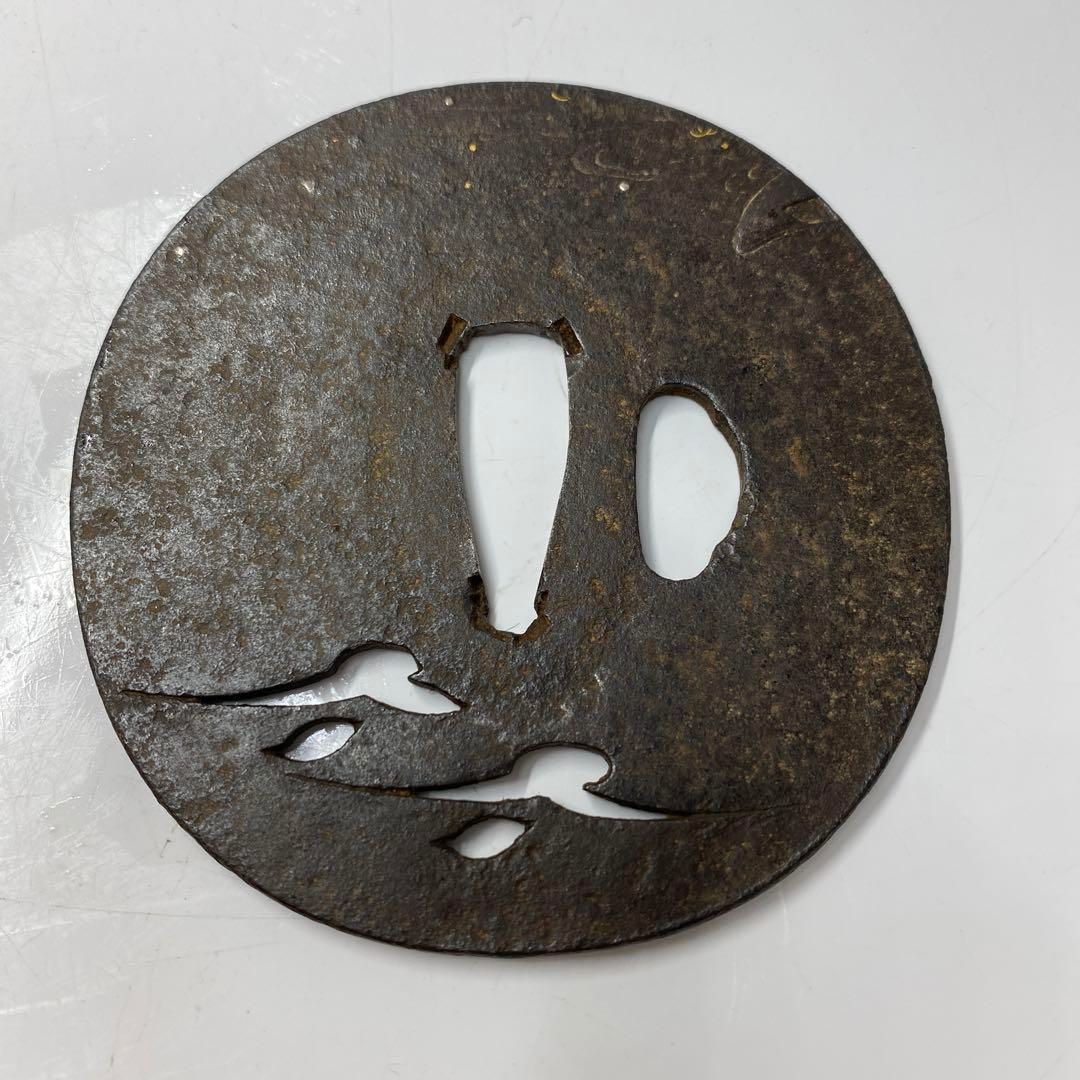 刀装具 金象嵌 刀つば 98g 東さ5-0725 WWW_IBETON_RU